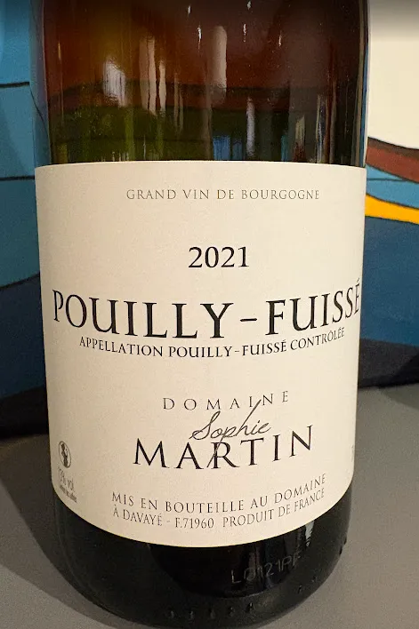 [Crombe13] Pouilly Fuissé village 2021 Sophie Martin