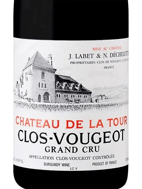 Clos Vougeot Grand Cru 2020 - Château de la Tour